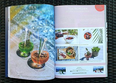 Turquoise magazine reportage Tea Tropezien